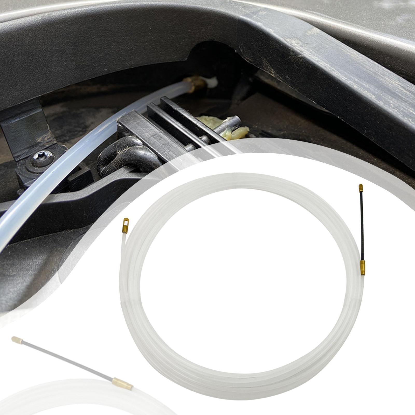 Drain Snake Flexible - 車のサンルーフ用排水溝清掃ツール、延長可能なPVC製排水孔クリーナー、車両サンルーフメンテナンス用フレキシブルツール
