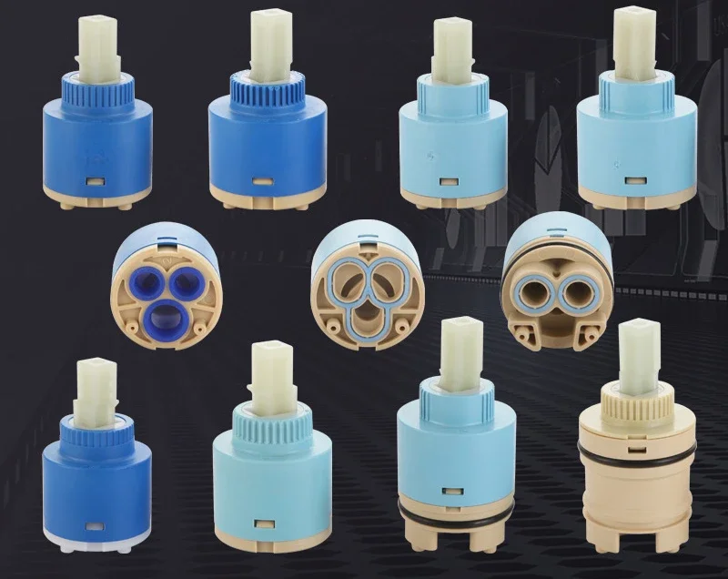 Shower Valve Cartridge - 蛇口混合スプールバルブ 25 ミリメートル/35 ミリメートル/40 ミリメートルカートリッジセラミックカートリッジミキサータップキッチン浴室洗面器シャワータップアクセサリー