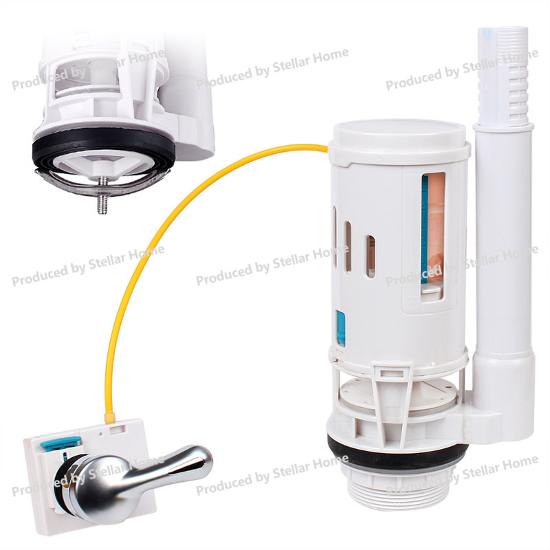 Toilet Fill Valve - フロントレンチ式ワイヤーコントロールサイドプレスシングルドレンバルブトイレタンクアクセサリーユニバーサル旧式フラッシュバルブトイレ