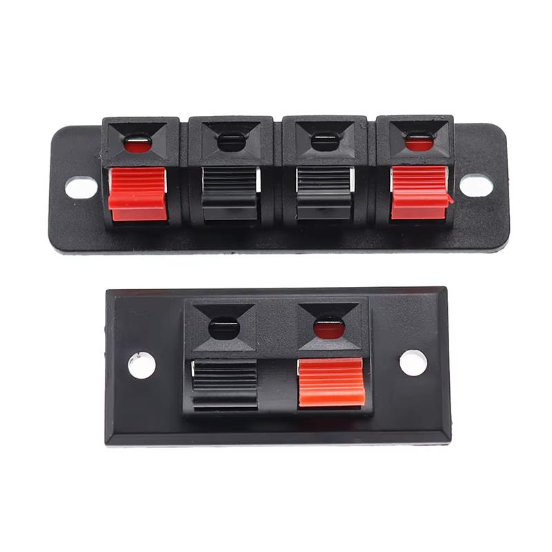 Push Fit Connector - 2/4 ポジション コネクタ端子 プッシュイン ジャック スプリング