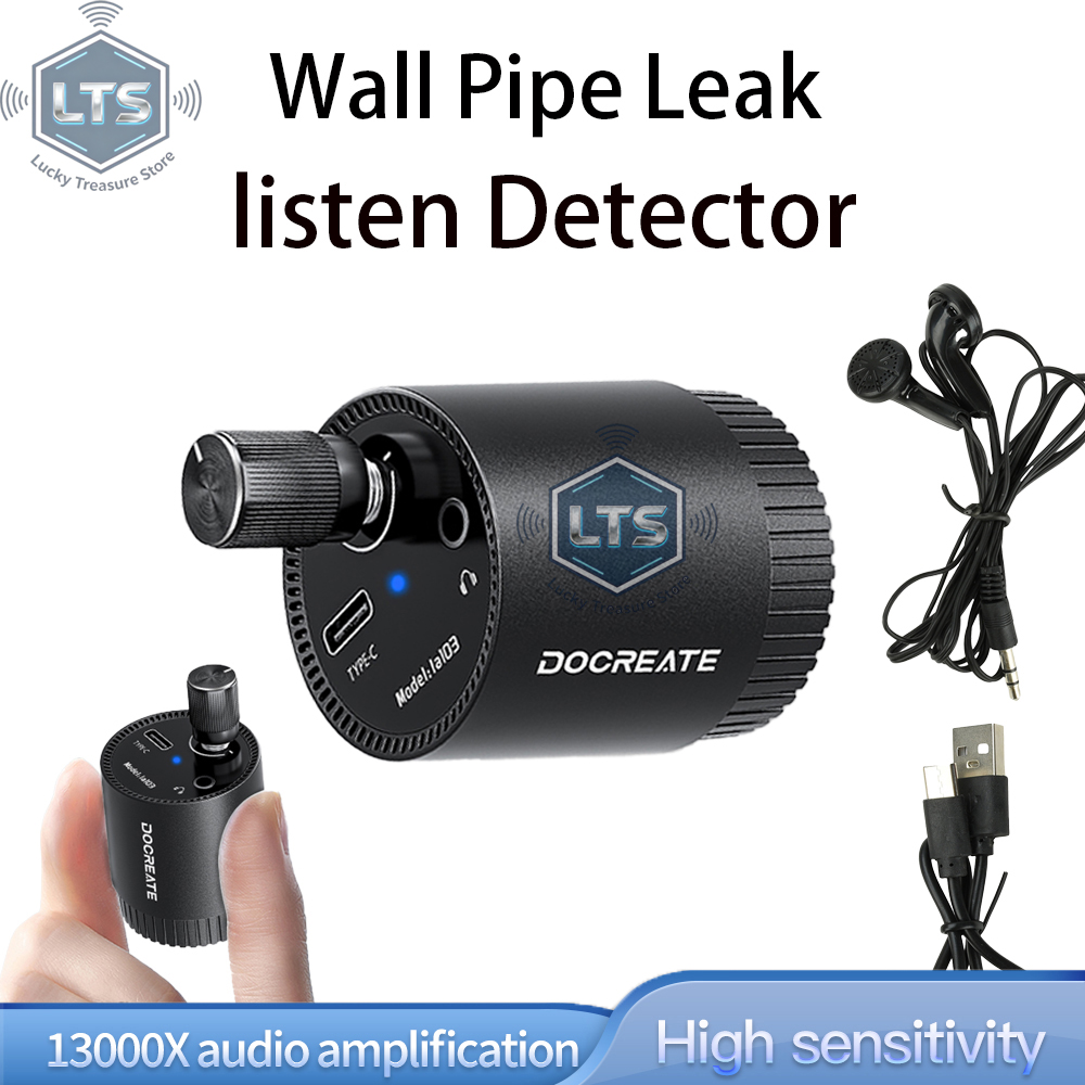 Pipe Freeze Spray - タイプ C 漏れ検知器ポータブルサウンドアンプ水道管床暖房コレクターさまざまな建設パイプの漏れ検知用
