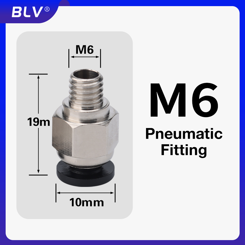 Ptfe Tape Thread - BLV ® 空気圧継手 G1/8' / M6