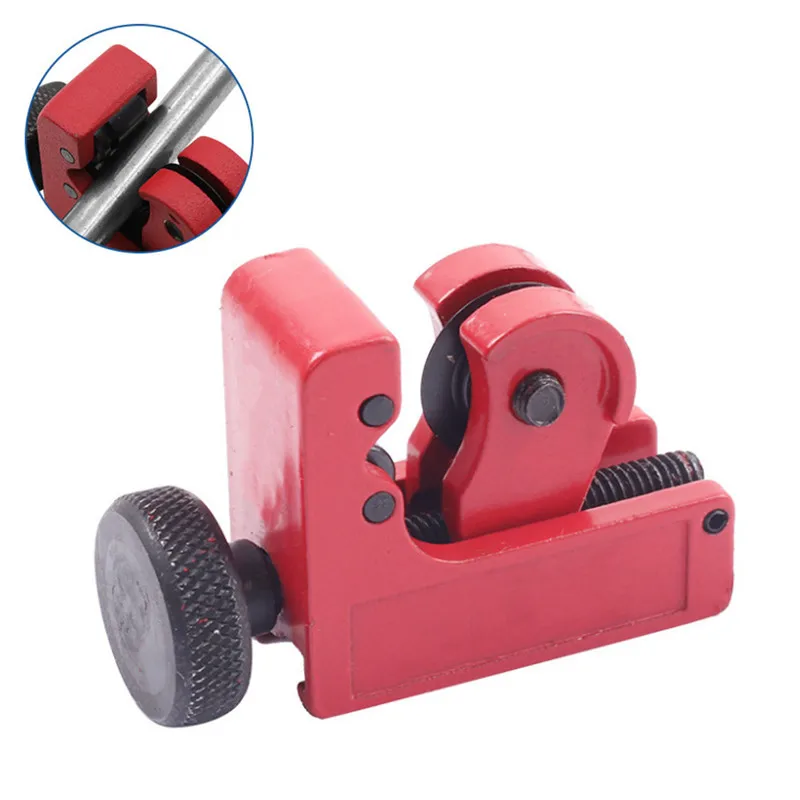 Pipe Cutter Ratchet - パイプを切断するためのパイプ用のミニ合金パイプ,3-22/3-16mm,1/8インチから7/8インチのパイプ用,銅およびPVCパイプ用,薄くてステンレス鋼のチューブ,1個