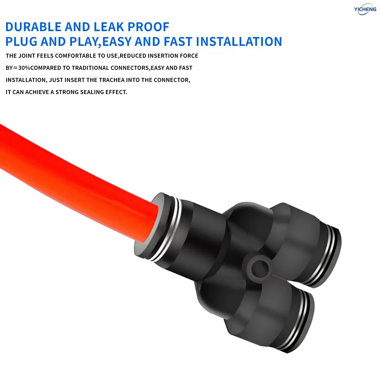 10MM内径ホースコネクターY型スプリッター プッシュ式接続 - Push Fit Connector のレビューと価格