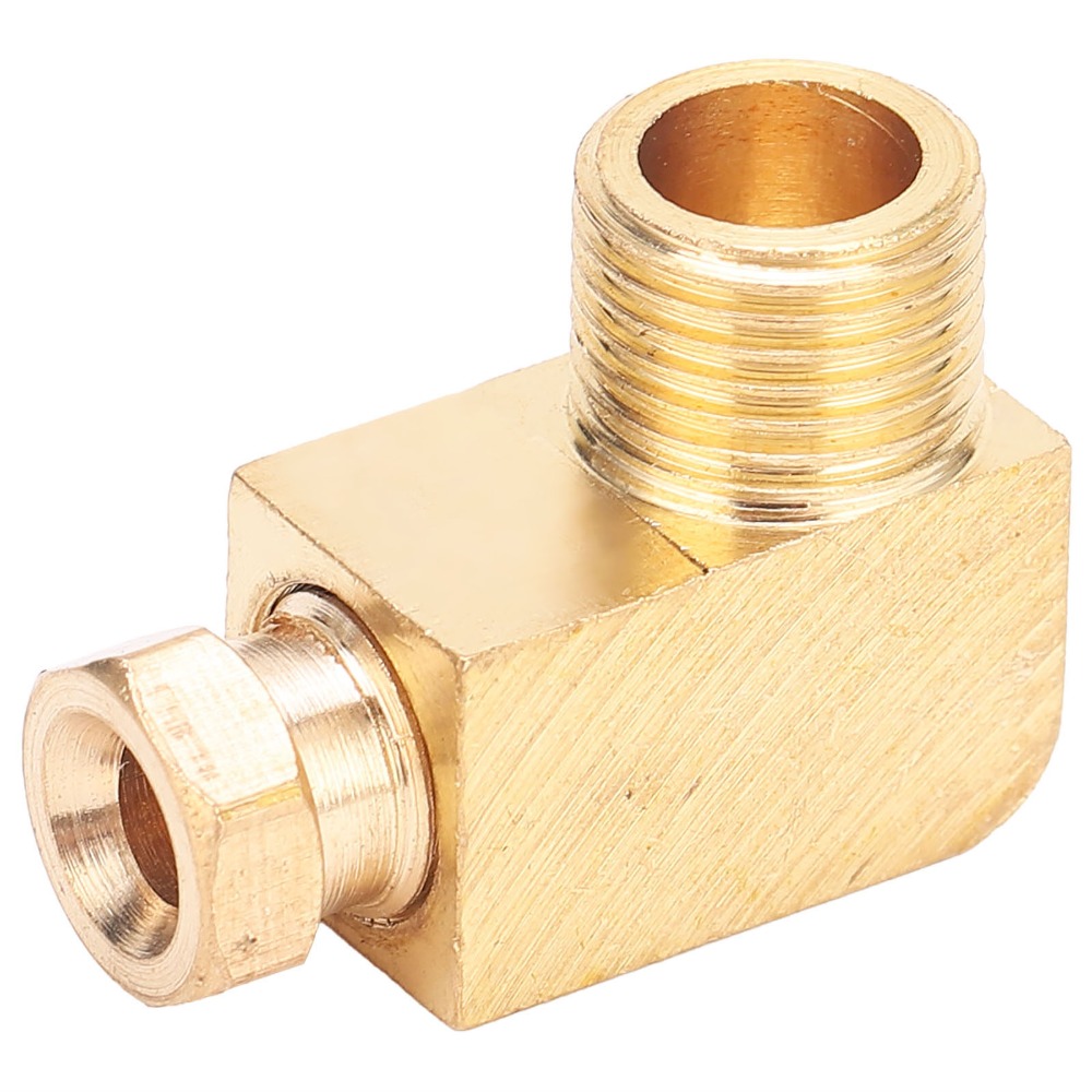 2 個 90 度エルボ真鍮エルボ継手フィット 4 ミリメート - Compression Fitting Brass のレビューと価格