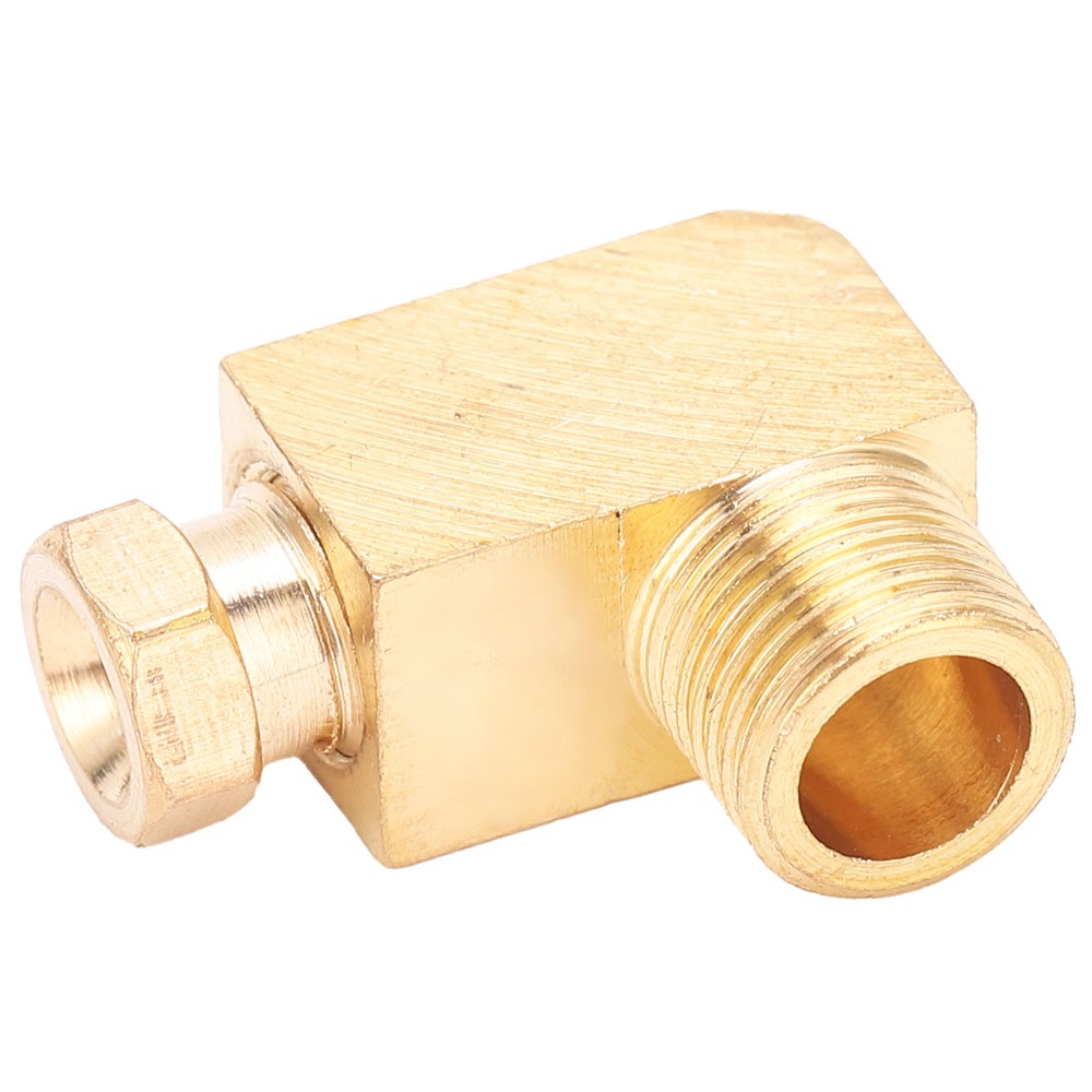 2 個 90 度エルボ真鍮エルボ継手フィット 4 ミリメート - Compression Fitting Brass のレビューと価格