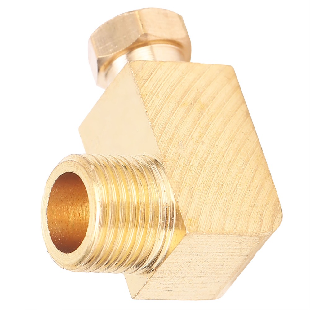 2 個 90 度エルボ真鍮エルボ継手フィット 4 ミリメート - Compression Fitting Brass のレビューと価格