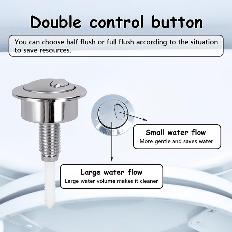 デュアルフラッシュトイレボタン フラッシュワイズ交換用トイレ - Toilet Fill Valve のレビューと価格