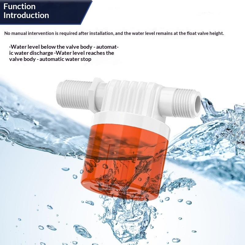 自動水位制御弁 プラスチックフロートボールバルブ 1/2イン - Float Ball Valve のレビューと価格