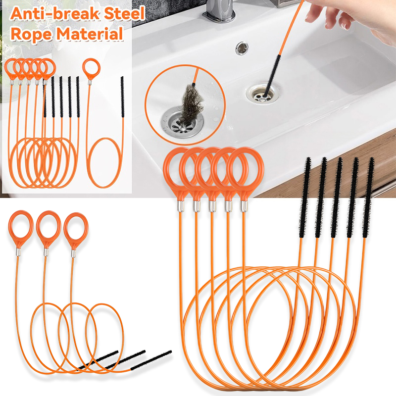 シンクの髪の毛除去ツール、柔軟で壊れにくい配管用スネーク排水 - Drain Snake Flexible のレビューと価格