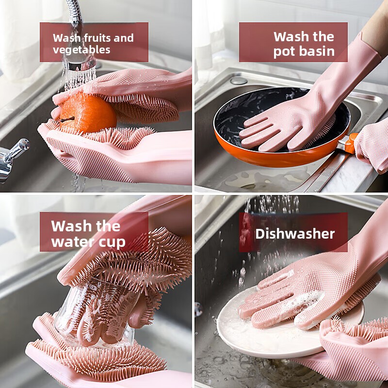 シリコン製食器洗い用手袋、マジックグローブ、耐久性、耐摩耗性 - Silicone Tap Washer のレビューと価格