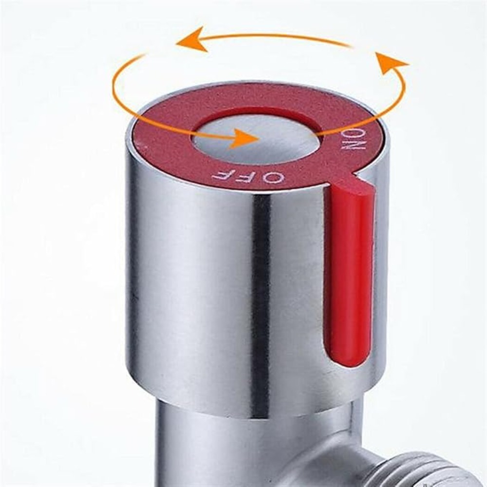 ステンレス鋼ホットコールド入口バルブトイレ充填アングルバルブ - Toilet Fill Valve のレビューと価格