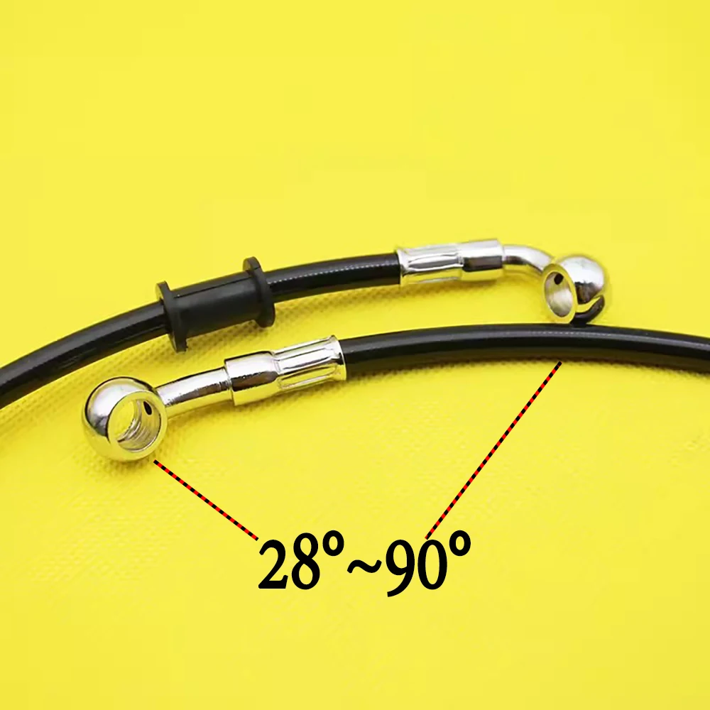 油圧ラインバイクサスペンションホース,強化ステンレス鋼編組ホ - Flexible Hose Braided のレビューと価格