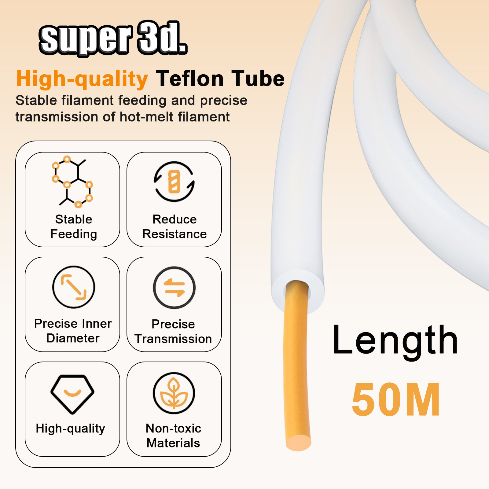 PTFE チューブ 3D プリンタ 2.5 ミリメートル 4 - Ptfe Tape Thread のレビューと価格
