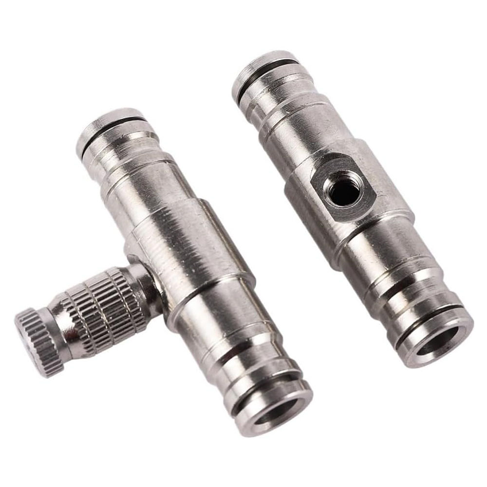 1/4インチ ニッケルメッキ真鍮製 プッシュ式接続金具 高圧 - Push Fit Connector のレビューと価格