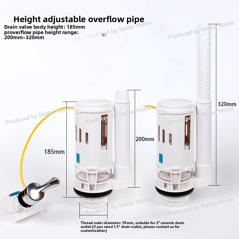 フロントレンチ式ワイヤーコントロールサイドプレスシングルドレ - Toilet Fill Valve のレビューと価格
