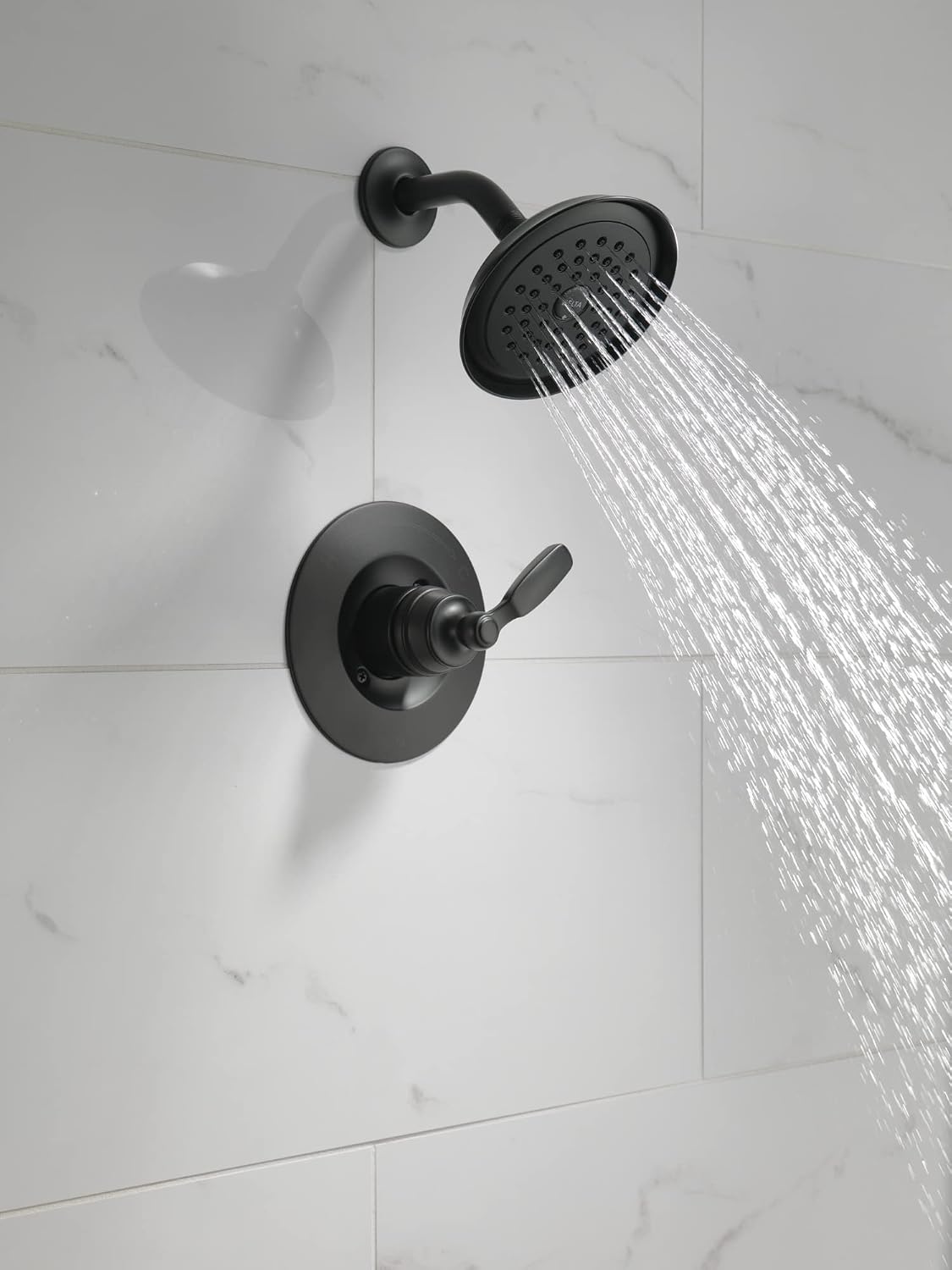 マットブラックのシャワー水栓トリムキット、圧力バランスバルブ - Shower Valve Cartridge のレビューと価格