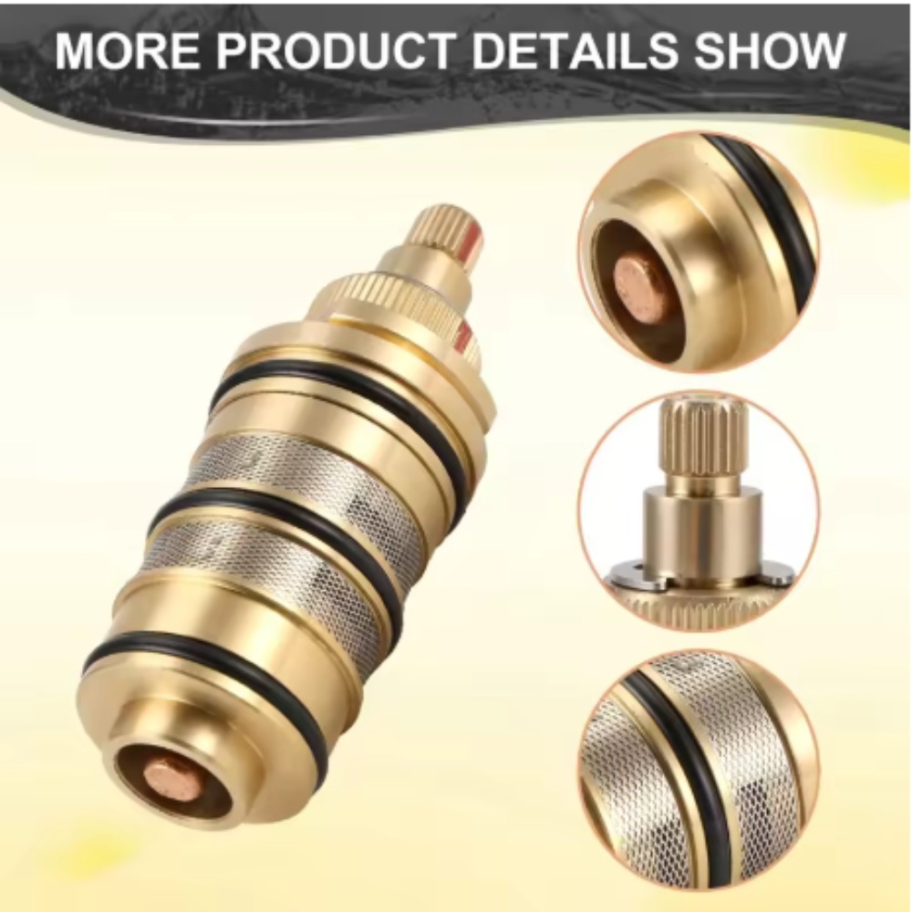 真鍮製シャワーサーモスタットカートリッジ交換キット - 浴室 - Shower Valve Cartridge のレビューと価格