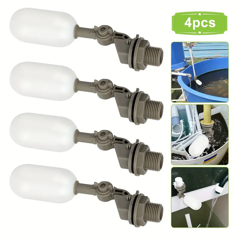 4 個農場牛プラスチック水フロートボールバルブシャットオフ  - Float Ball Valve のレビューと価格