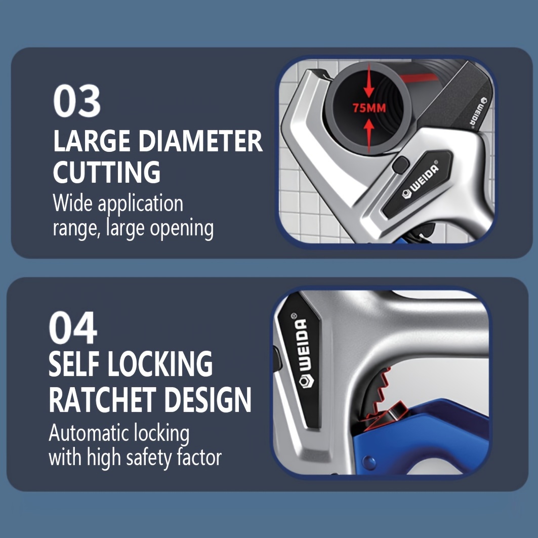 工業用パイプカッター,はさみ,sk5素材,ラチェットラチェッ - Pipe Cutter Ratchet のレビューと価格