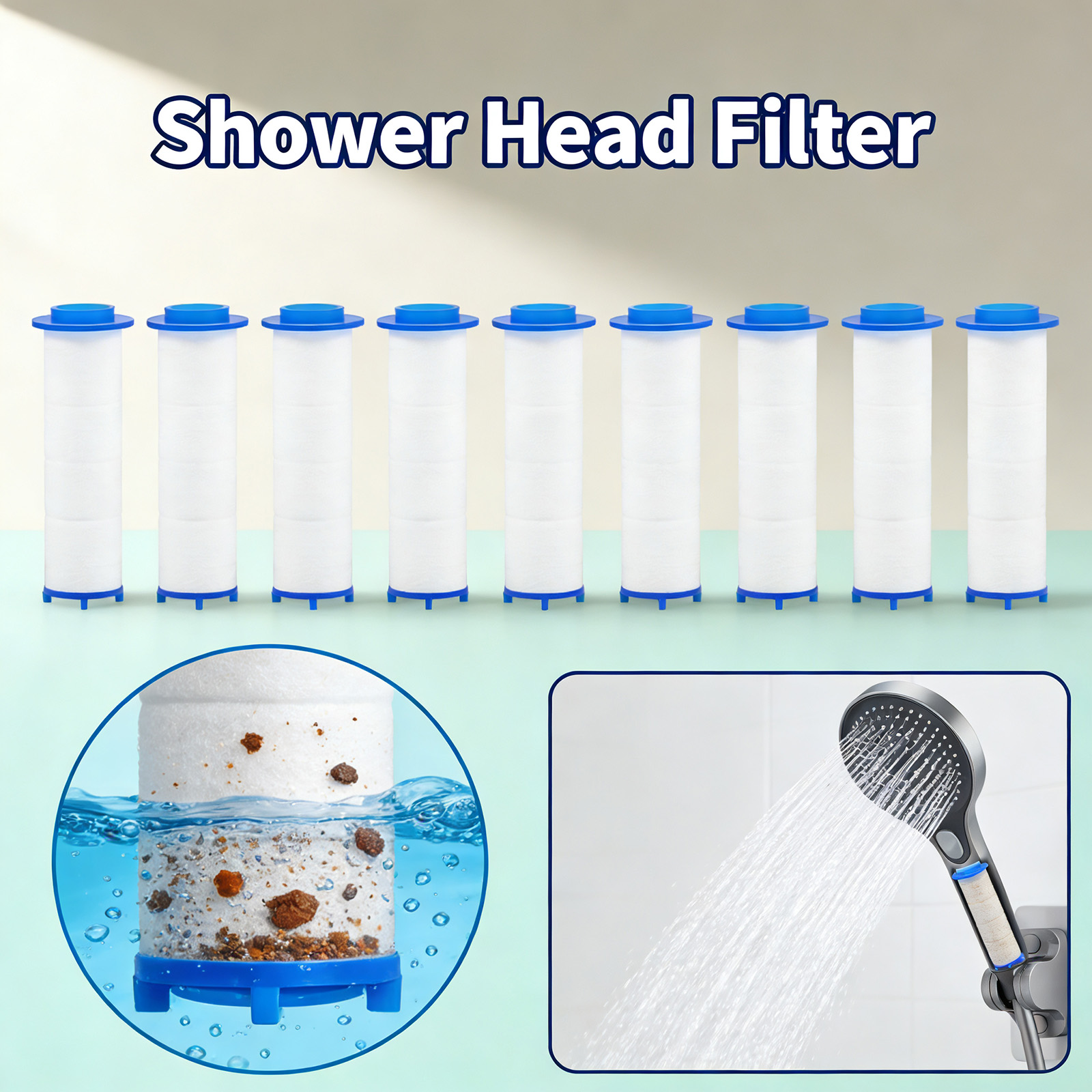 20個入り交換用シャワーフィルターカートリッジ シャワー水フ - Shower Valve Cartridge のレビューと価格