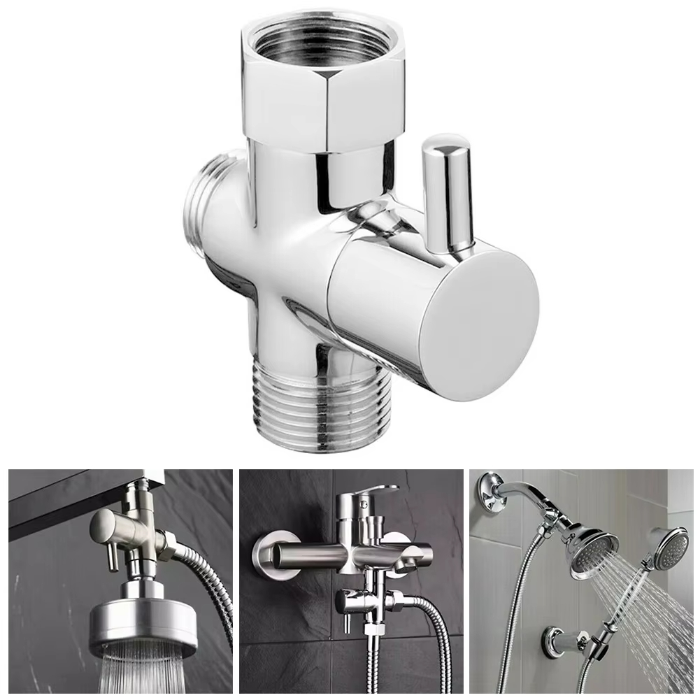 G1/2in 3 ウェイダイバーターバルブ T アダプターコ - Shower Valve Cartridge のレビューと価格