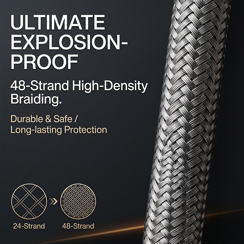 20 ミリメートルステンレス鋼編組フレキシブル水道ホース肥厚 - Flexible Hose Braided のレビューと価格