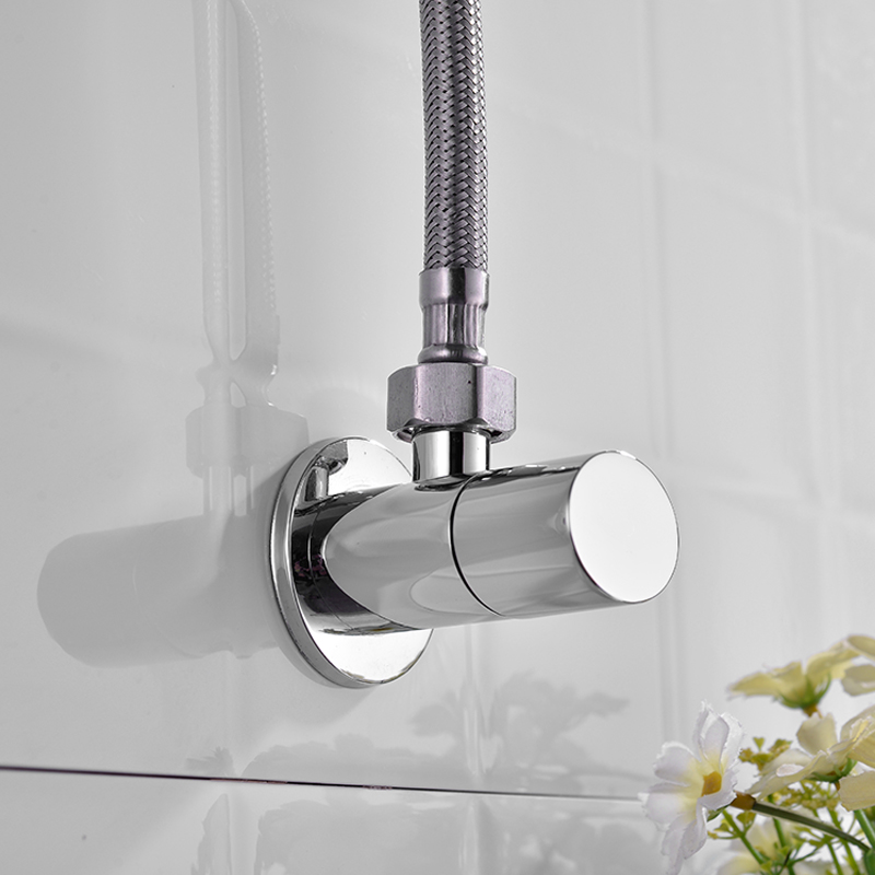真鍮製アングルバルブ クロームブラック ローズゴールド イン - Toilet Fill Valve のレビューと価格