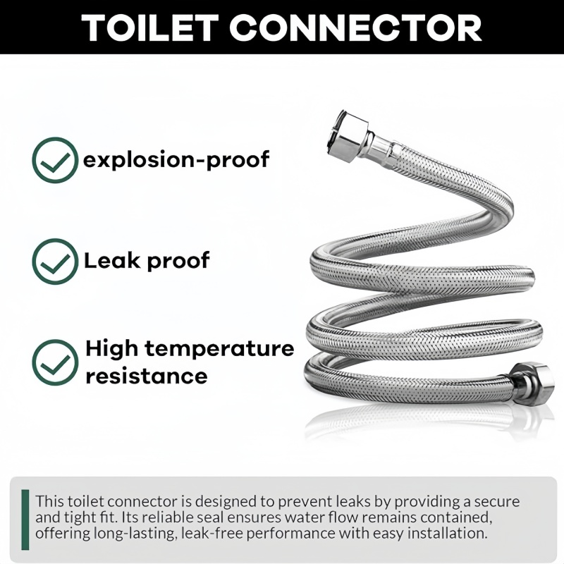 キッチンの蛇口、洗面台の蛇口、ビデの蛇口の接続や延長に適した - Flexible Hose Braided のレビューと価格
